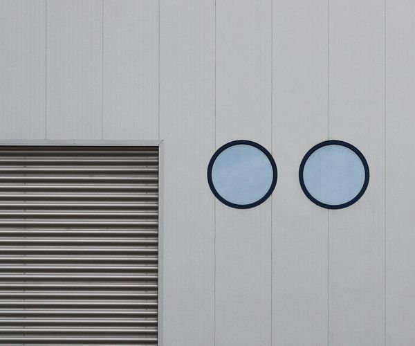 Geometric arrangement of circles and lines symbolizing balance and focus